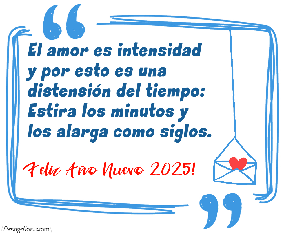 Imagen 2025 con cita: Sueño con nosotros en el nuevo año, sueño que todo seguirá como estaba. Nuestro amor es perfecto para mi. No veo a nadie excepto a ti.