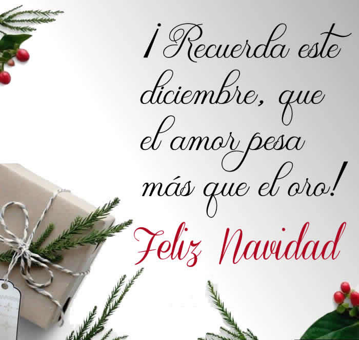 Imagen de fondo claro con decoraciones navideñas tradicionales y un bonito mensaje sobre el verdadero significado de la Navidad