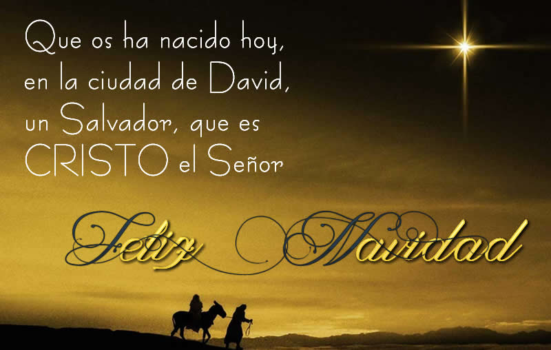 Aquí están las buenas noticias de Navidad: Dios nos ama un punto que quería estar en Jesucristo, nacido en la humanidad y en la pobreza, uno de nosotros, entre nosotros, igual a nosotros, un hombre como nosotros: Que os ha nacido hoy, en la ciudad de David, un Salvador, que es CRISTO el Señor. (Lucas 2:11)