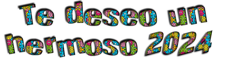 Tarjeta de felicitación de feliz año con diseño floral