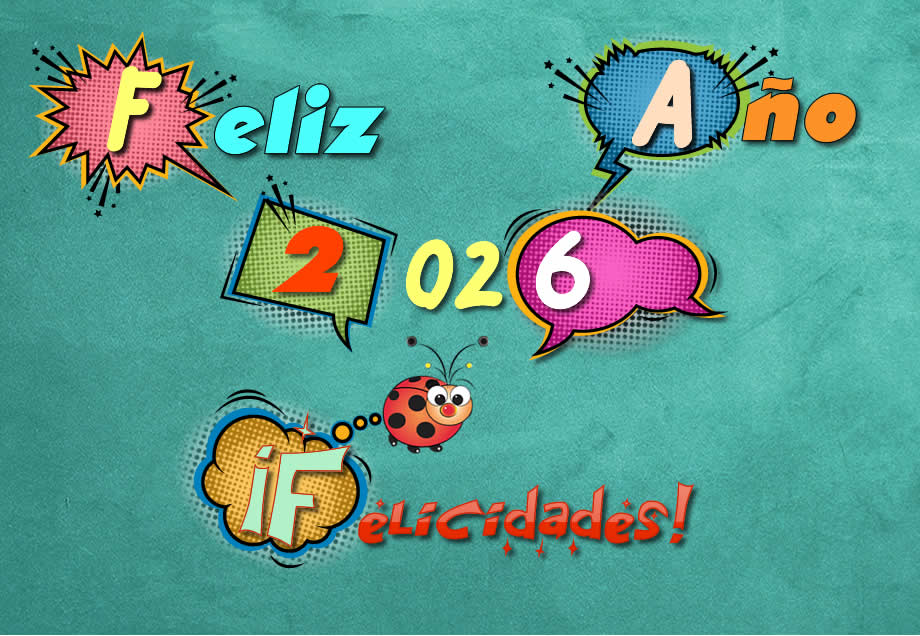 Feliz año nuevo 2026 verde