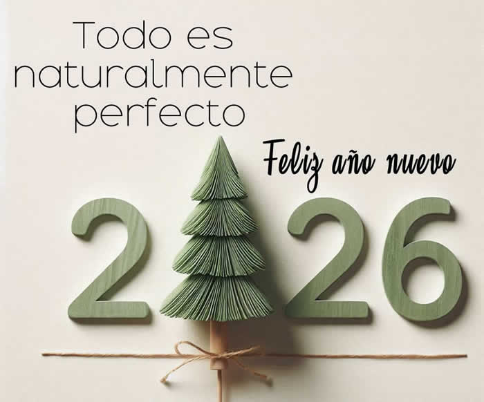 Postal virtual: Todo es naturalmente perfecto.