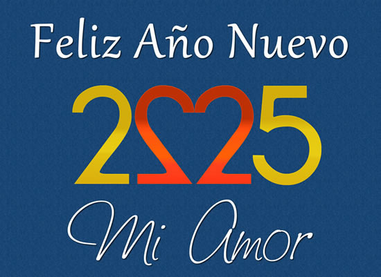 imagen feliz año nuevo mejores deseos 2025 mi amor