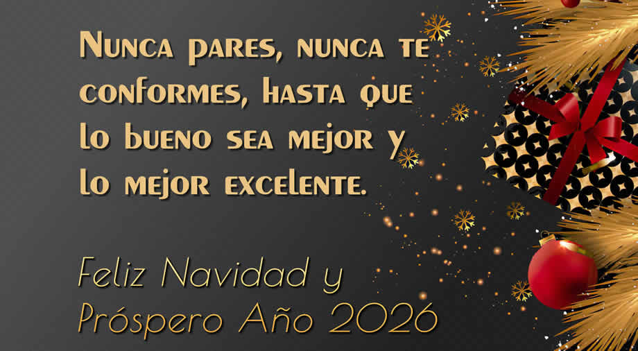 Imagen con ¡Aprovechando la Navidad y el amanecer de un nuevo año, queremos desearles salud, felicidad y prosperidad!