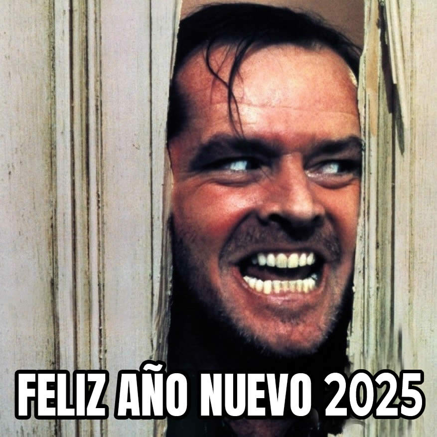 meme divertido con deseos para 2025 tomado de la escena de la película