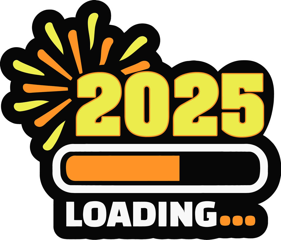 Loading 2025. Imagen con el nivel de la batería de carga en curso.