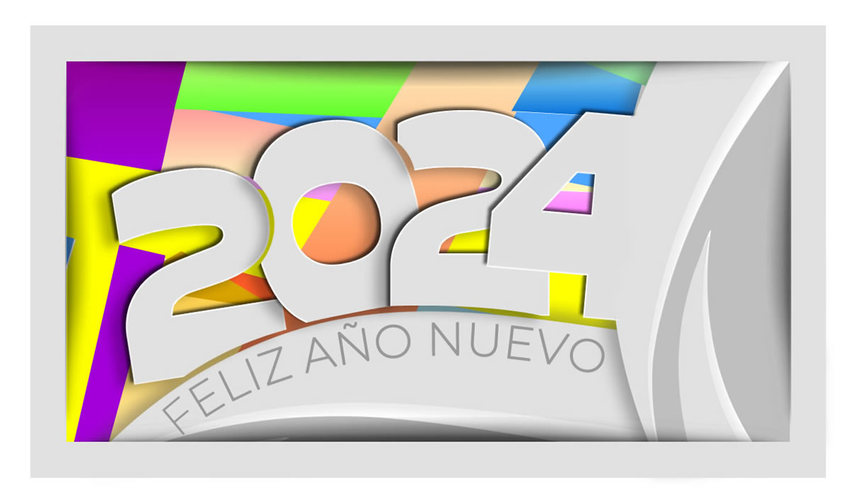 Imagen grande 2025 gris con cuadros de colores