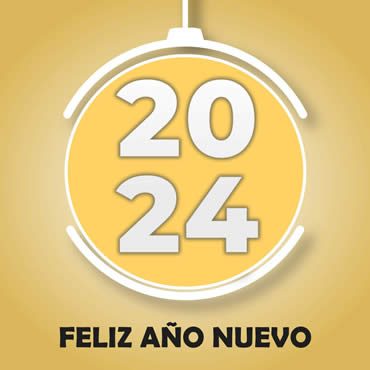 feliz año nuevo 2025 decoraciones con frase de saludo