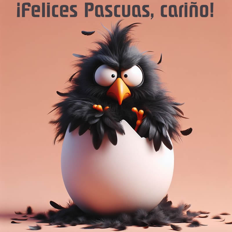  ¡Felices Pascuas, cariño! 